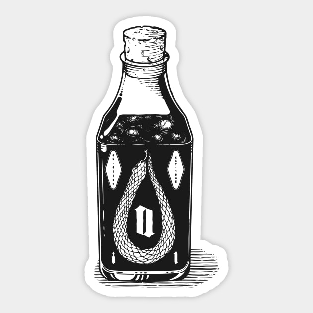 Snake Oil Sticker by andbloom